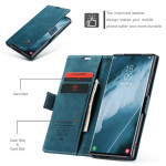 Калъф страничен flip марка CASEME за Samsung Galaxy S24 Ultra – тюркоазен - 0 Калъф страничен flip марка CASEME за Samsung Galaxy S24 Ultra – тюркоазен - 0