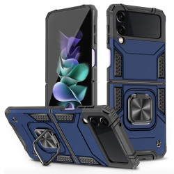 Хибриден гръб със стойка за Samsung Galaxy Z Flip3 5G - син