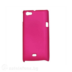 Пластмасов калъф за Sony Xperia Miro - розов