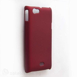 Пластмасов калъф за Sony Xperia Miro - червен