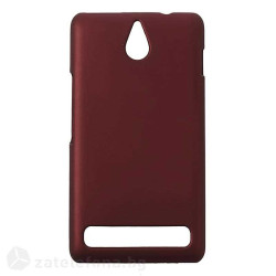 Пластмасов калъф за Sony Xperia E1 - червен