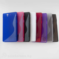Силиконов калъф за Sony Xperia Z със S-образен дизайн  