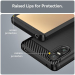 Силиконов гръб Rugged Armor за Sony Xperia 10 VI - черен - 0