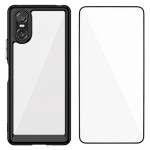 Силиконов гръб Rugged Armor за Sony Xperia 10 VI - черна рамка - 3