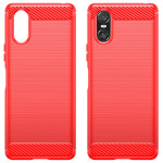Силиконов гръб Rugged Armor за Sony Xperia 10 VI - червен - 2