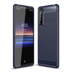 Силиконов гръб Rugged Armor за Sony Xperia 1 II - тъмно син
