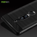 Силиконов гръб марка MOFI за Sony Xperia XZ2 Premium - черен - 0