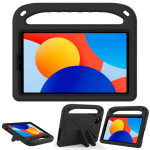 Силиконов гръб със стойка и дръжка за Xiaomi Redmi Pad SE 4G 8.7 inch - черен - 0