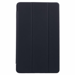 Кожен калъф със сгъващ се капак за Xiaomi Redmi Pad SE 4G 8.7 inch - черен