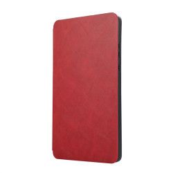 Кожен калъф за Xiaomi Redmi Pad SE 4G 8.7 inch - червен