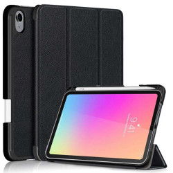 Кожен калъф със сгъващ се капак за iPad mini (6th Gen) - черен