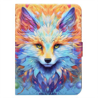 Кожен калъф за Honor Pad X8a - лисица