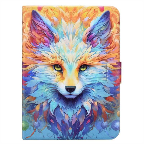 Кожен калъф за Honor Pad X8a - лисица