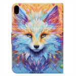 Кожен калъф за Honor Pad X8a - лисица - 2