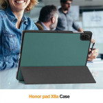 Кожен калъф със сгъващ се капак за Honor Pad X8a - тюркоазен - 2 Кожен калъф със сгъващ се капак за Honor Pad X8a - тюркоазен - 2