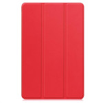 Кожен калъф със сгъващ се капак за Honor Pad X8a - червен Кожен калъф със сгъващ се капак за Honor Pad X8a - червен