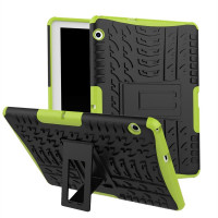 Двупластов гръб със стойка за Huawei MediaPad T3 10 инча - зелен