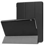 Кожен калъф със сгъващ се капак за Huawei MediaPad T3 10 инча - черен Кожен калъф със сгъващ се капак за Huawei MediaPad T3 10 инча - черен