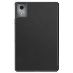 Кожен калъф със сгъващ се капак за Lenovo Tab K11 Plus - черен - 3