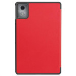Кожен калъф със сгъващ се капак за Lenovo Tab K11 Plus - червен - 2 Кожен калъф със сгъващ се капак за Lenovo Tab K11 Plus - червен - 2