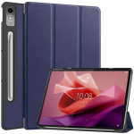Кожен калъф със сгъващ се капак за Lenovo Tab P12 - тъмно син - 0 Кожен калъф със сгъващ се капак за Lenovo Tab P12 - тъмно син - 0