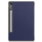 Кожен калъф със сгъващ се капак за Lenovo Tab P12 - тъмно син - 2 Кожен калъф със сгъващ се капак за Lenovo Tab P12 - тъмно син - 2
