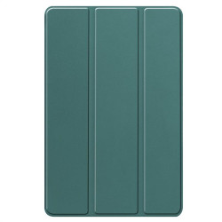 Кожен калъф със сгъващ се капак за Lenovo Tab P12 - тюркоазен