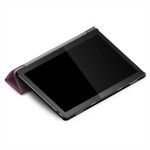 Кожен калъф със сгъващ се капак за Lenovo Tab M10 TB-X605F/TB-X505 - лилав - 2 Кожен калъф със сгъващ се капак за Lenovo Tab M10 TB-X605F/TB-X505 - лилав - 2