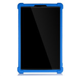 Силиконов гръб със стойка за Lenovo Tab M10 2nd Gen - син - 1
