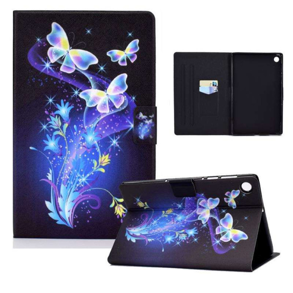 Калъф за Lenovo Tab M10 FHD Plus - розови пеперуди