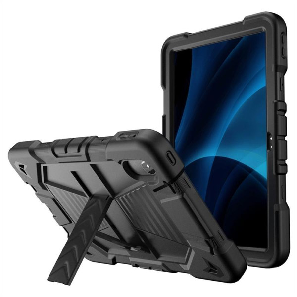 Силиконов гръб със стойка за  Lenovo Tab M11 - черен
