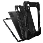 Силиконов гръб със стойка за  Lenovo Tab M11 - черен - 1
