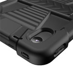 Силиконов гръб със стойка за  Lenovo Tab M11 - черен - 0