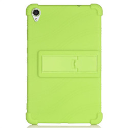 Силиконов гръб със стойка за Lenovo Tab M8 8705/8505 - зелен