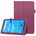 Кожен калъф за Lenovo Tab M8 TB-8505f/TB-8506f - лилав Кожен калъф за Lenovo Tab M8 TB-8505f/TB-8506f - лилав