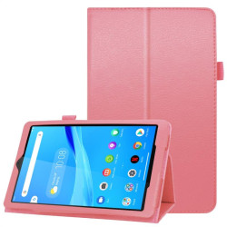 Кожен калъф за Lenovo Tab M8 TB-8505f/TB-8506f - светло розов