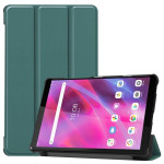 Кожен калъф със сгъващ се капак за Lenovo Tab M8 - тюркоазен Кожен калъф със сгъващ се капак за Lenovo Tab M8 - тюркоазен