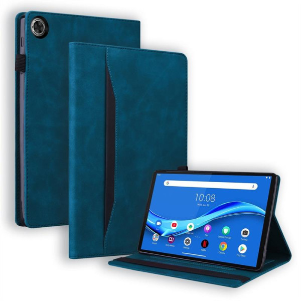 Кожен калъф за Lenovo Tab M8 4th Gen - тъмно син Кожен калъф за Lenovo Tab M8 4th Gen - тъмно син