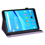 Кожен калъф с пеперуди за Lenovo Tab P11 - лилав - 1 Кожен калъф с пеперуди за Lenovo Tab P11 - лилав - 1