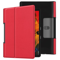 Кожен калъф за Lenovo Yoga Smart Tab - червен