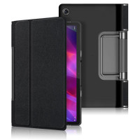 Кожен калъф за Lenovo Yoga Tab 11 - черен