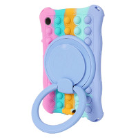 Силиконов гръб със стойка Pop IT  за Samsung Galaxy Tab A9/A11 - шарен