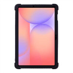 Силиконов гръб със стойка за Samsung Galaxy Tab S10 Lite - черен - 1