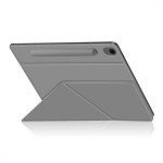 Кожен калъф със сгъващ се капак и място за писалка за Samsung Galaxy Tab S10 Lite - сив - 0 Кожен калъф със сгъващ се капак и място за писалка за Samsung Galaxy Tab S10 Lite - сив - 0