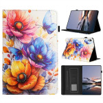 Калъф за Samsung Galaxy Tab S11 - цветя - 0 Калъф за Samsung Galaxy Tab S11 - цветя - 0