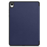 Кожен калъф със сгъващ се капак за Galaxy Tab S11 - тъмно син - 0 Кожен калъф със сгъващ се капак за Galaxy Tab S11 - тъмно син - 0