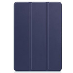 Кожен калъф със сгъващ се капак за Galaxy Tab S11 - тъмно син - 1 Кожен калъф със сгъващ се капак за Galaxy Tab S11 - тъмно син - 1