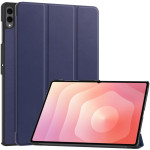 Кожен калъф със сгъващ се капак за Galaxy Tab S11 Ultra - тъмно син Кожен калъф със сгъващ се капак за Galaxy Tab S11 Ultra - тъмно син