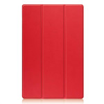 Кожен калъф със сгъващ се капак за Samsung Galaxy Tab S10 Ultra - червен Кожен калъф със сгъващ се капак за Samsung Galaxy Tab S10 Ultra - червен