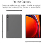 Силиконов гръб за Samsung Galaxy Tab S10 Ultra - прозрачен - 0